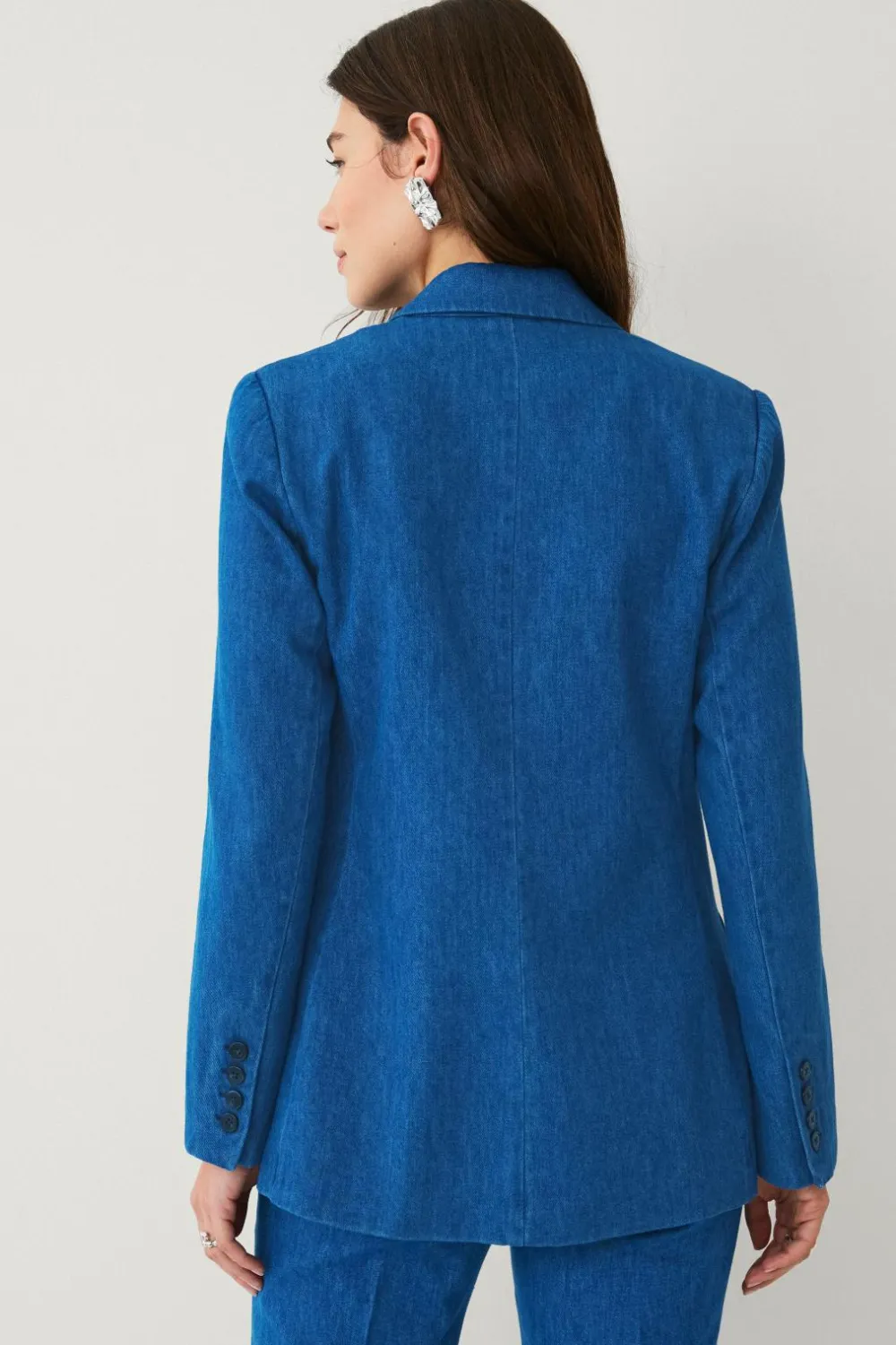 Ellos Blazere & Veste>Collection Denimblazer Blå