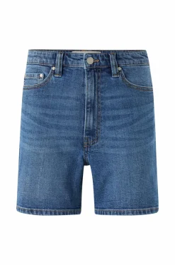 Ellos Collection Denimshorts Kiara Mom Fit Blå Outlet