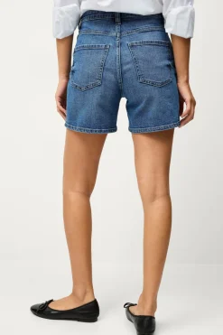 Ellos Collection Denimshorts Kiara Mom Fit Blå Outlet