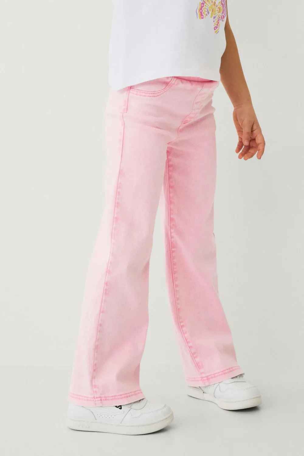 Ellos Jeans>Collection Denim-leggings Siri S Girl Lyserød