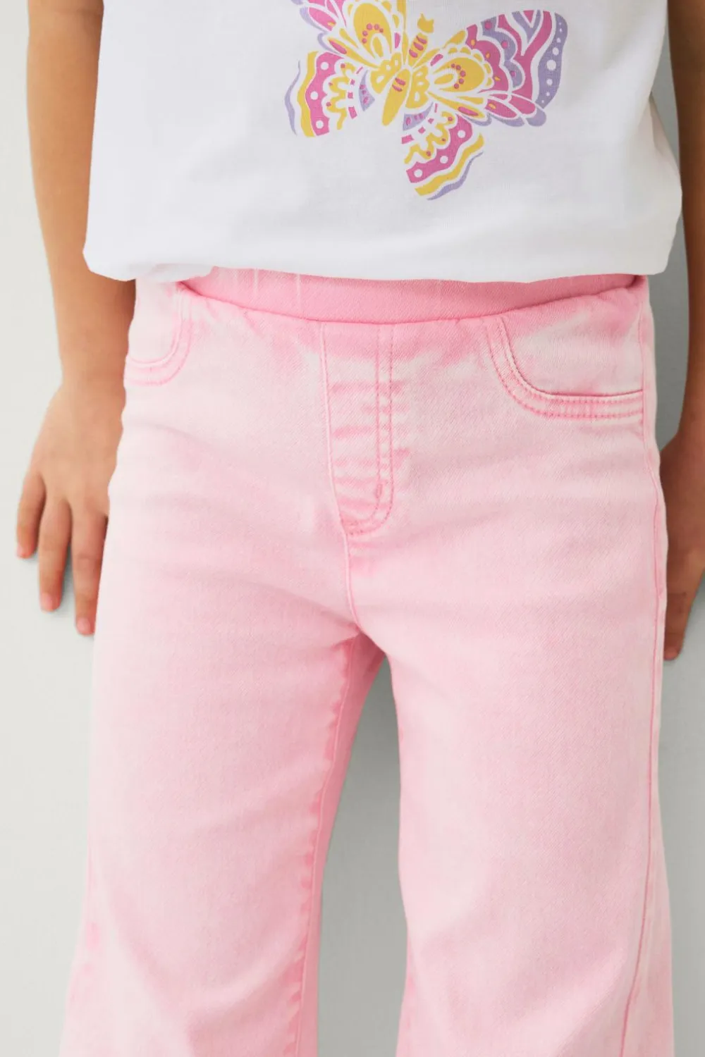 Ellos Jeans>Collection Denim-leggings Siri S Girl Lyserød