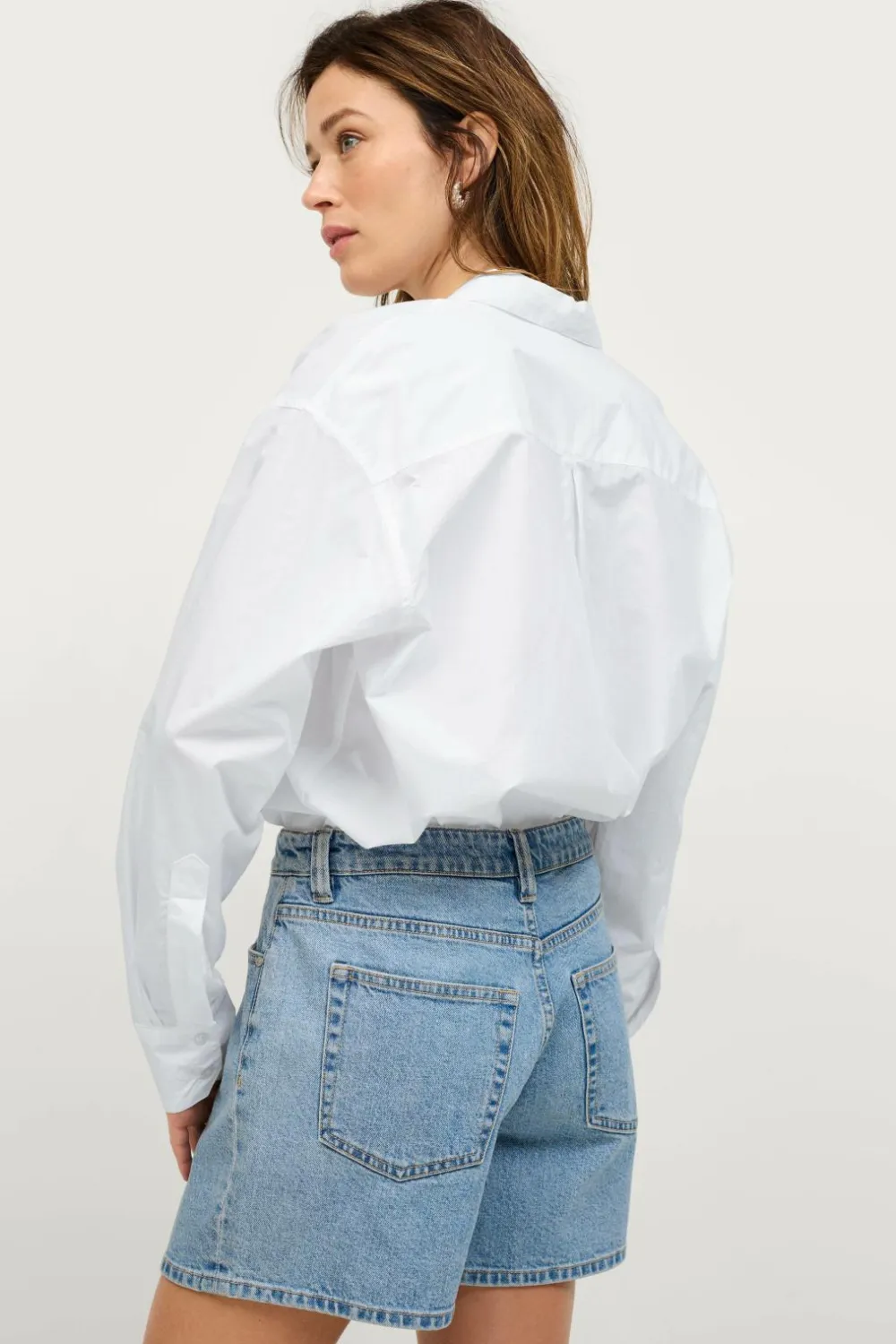 Ellos Shorts>Collection Denimshorts Petra Mom Denim blå