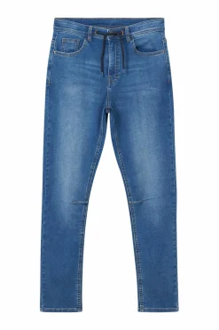Ellos Collection Denimjoggers Dean Blå vasket Outlet