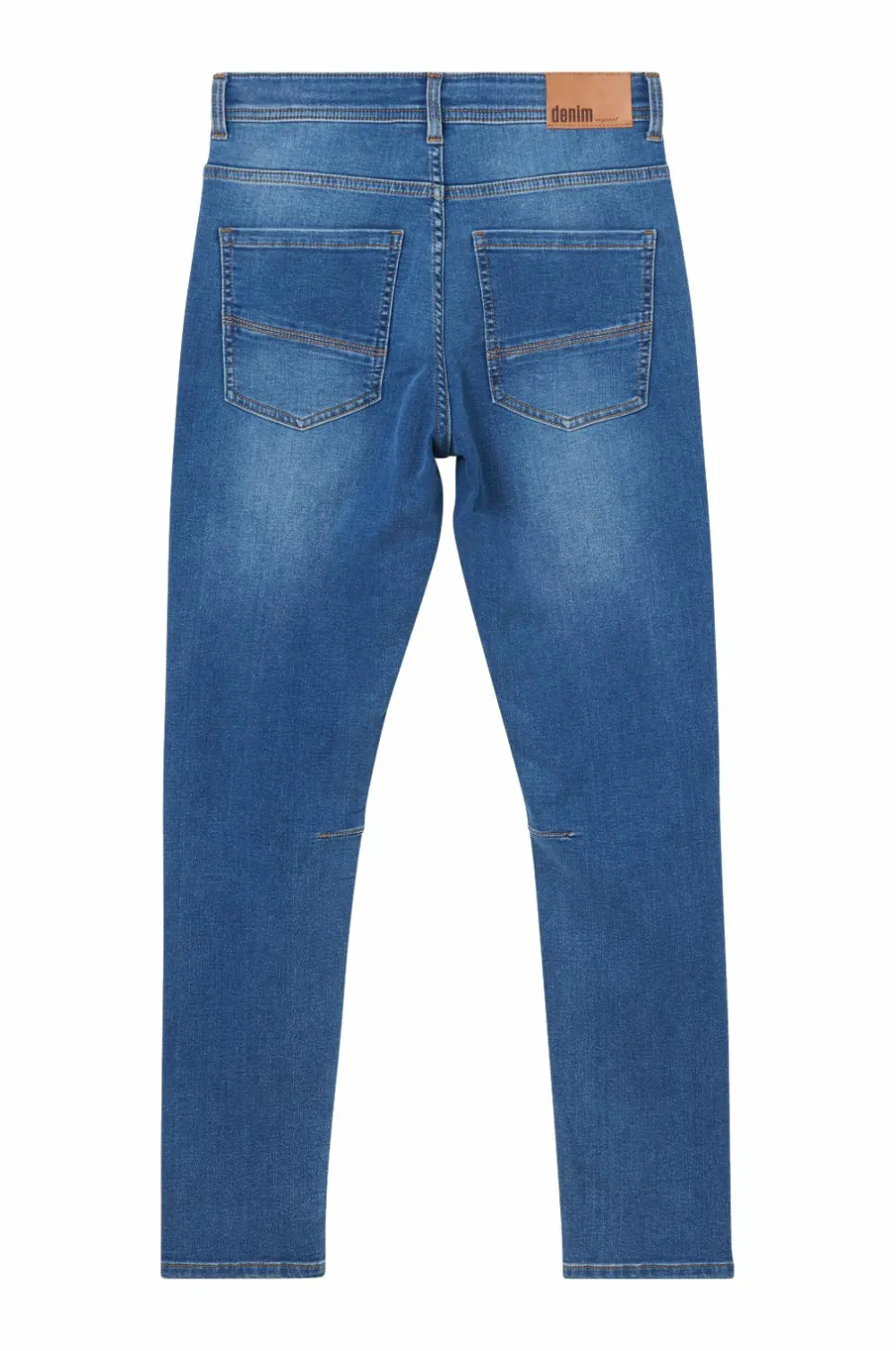 Ellos Collection Denimjoggers Dean Blå vasket Outlet