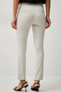 Ellos Collection Flexy Slim fit bukser i superstretch Creme Outlet
