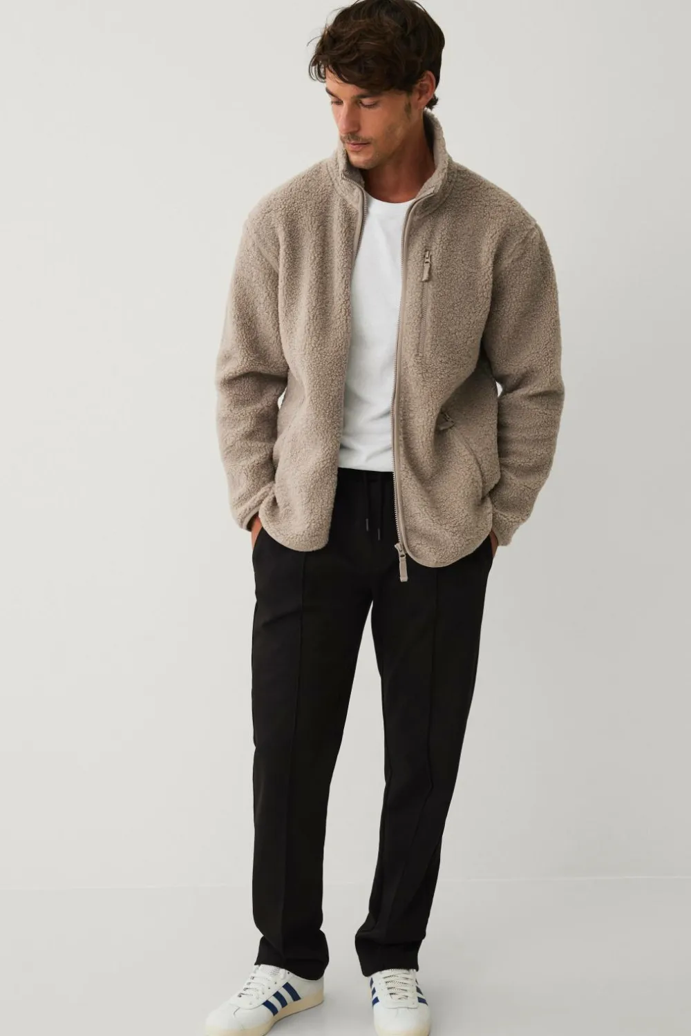 Ellos Collection Fleecejakke Beige farve New