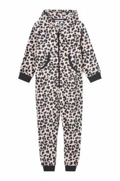 Ellos Nattøj & Homewear>Collection Fleeceoverall Gwen Leopard printet