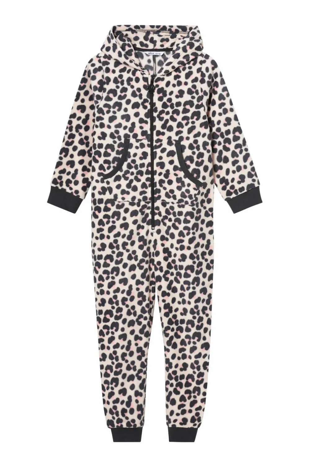 Ellos Nattøj & Homewear>Collection Fleeceoverall Gwen Leopard printet