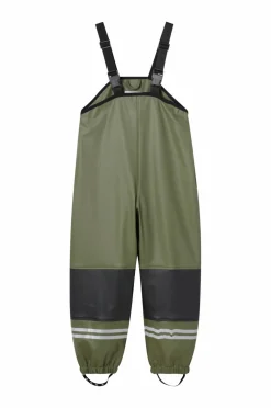 Ellos Collection Fleeceforet regnfrakke Grøn dino mønstret Discount