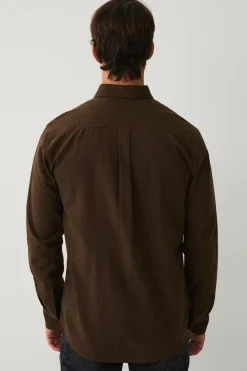Ellos Collection Flonnelskjorte Brun melange Sale
