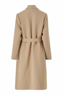 Ellos Collection Forårsfrakke med bælte Beige Online