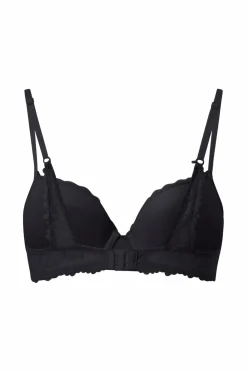 Ellos Collection Foret pushup-bh med blondedetaljer Sort Online