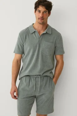 Ellos Shorts>Collection Frottéshorts Grågrøn