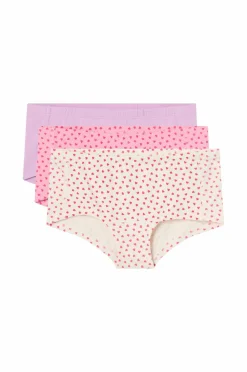 Ellos Undertøj>Collection Hipstertrusse 3-pak Rosa mønstret miks