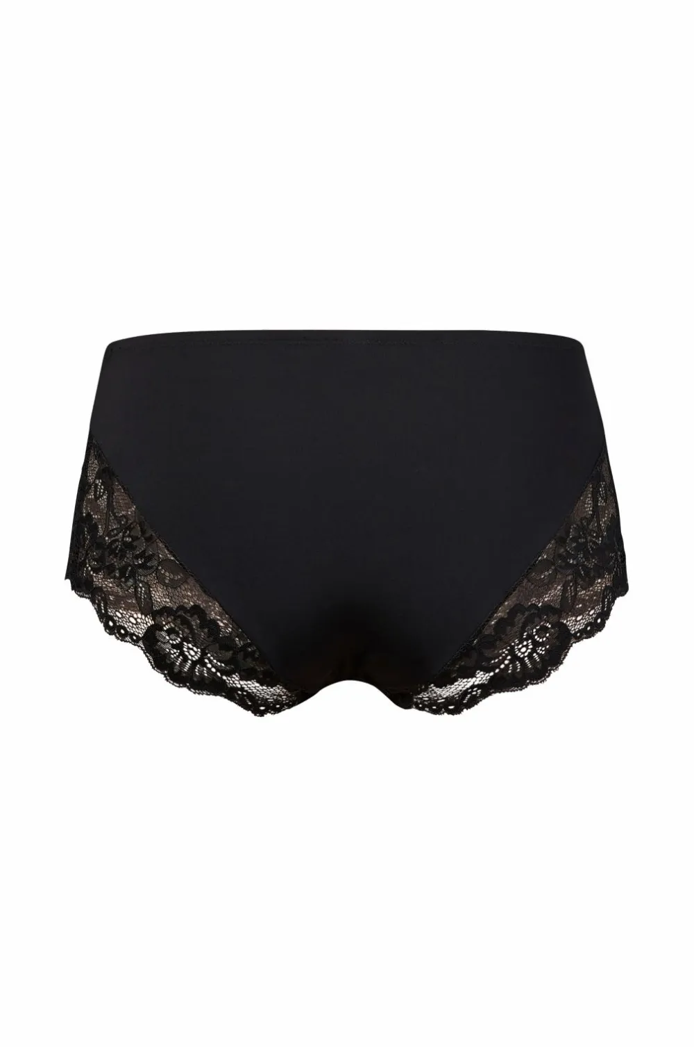 Ellos Trusser>Collection Hipsterbukser med blondeben Sort