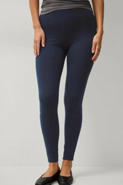 Ellos Collection Højtaljede leggings Marineblå Sale