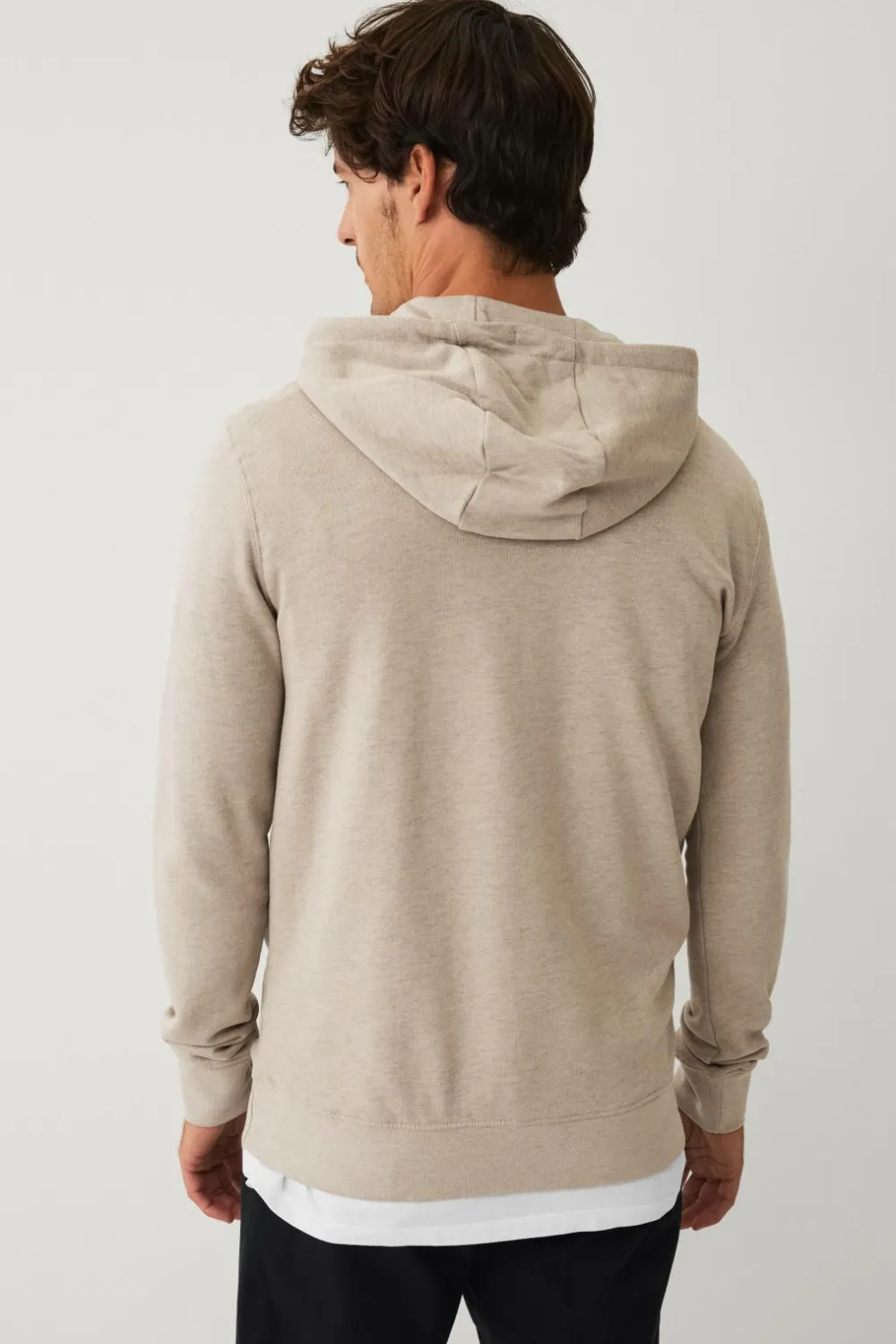 Ellos Basistøj|Sweatshirts & Hoodies>Collection Hoodie Drew Lys beigemeleret