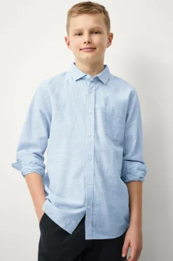 Ellos Collection Hørskjorte Melker Lyseblå Hot