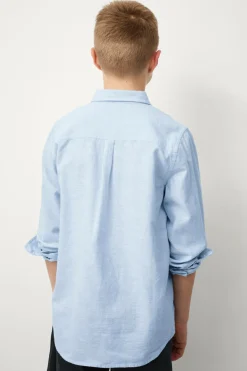 Ellos Collection Hørskjorte Melker Lyseblå Hot