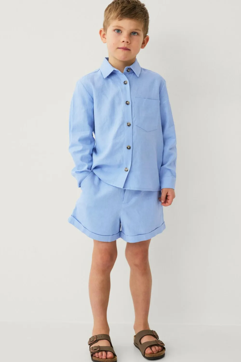 Ellos Collection Hørshorts Martin Mini Blå Online