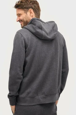 Ellos Collection Hættetrøje John Mørk gråmeleret Clearance