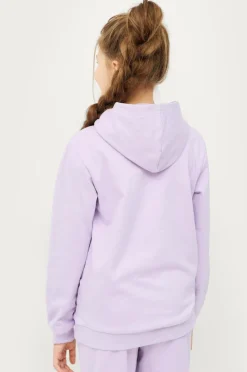 Ellos Basistøj>Collection Hættetrøje Basic Lyslilla