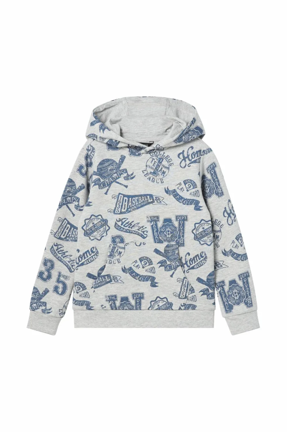 Ellos Sweatshirts & Hoodies>Collection Hættetrøje Cody Grå Melange Game