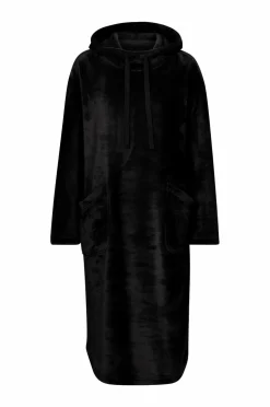 Ellos Loungewear & Homewear>Collection Hyggelig kjole i fleece Sort