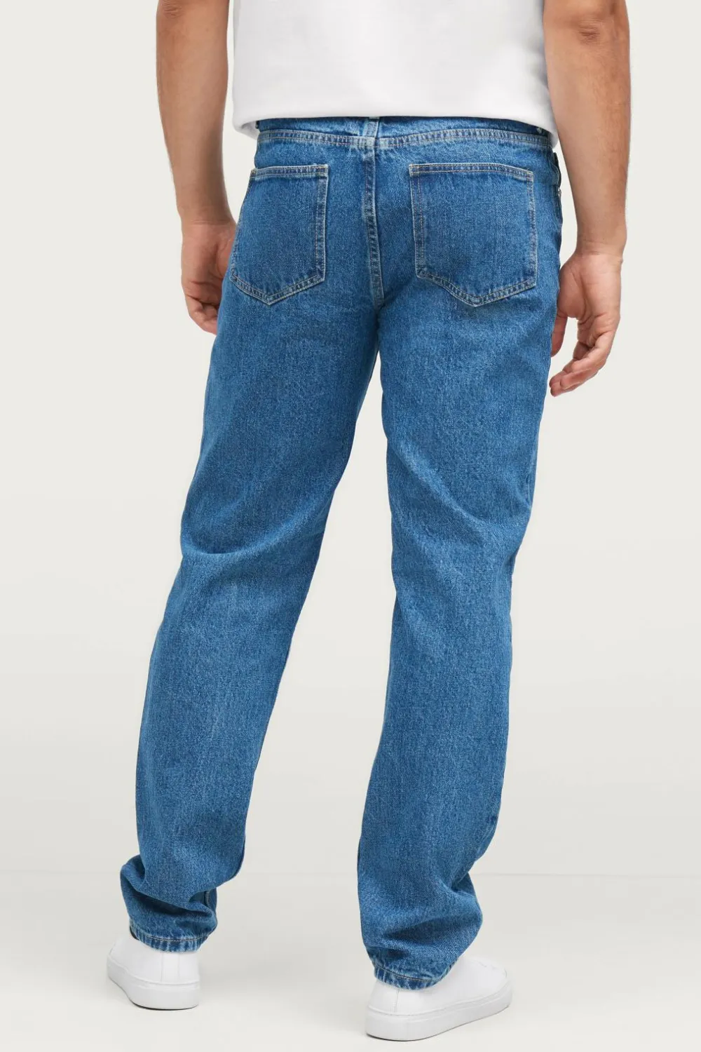 Ellos Jeans>Collection Icon Regular Straight Jeans Mid Blue