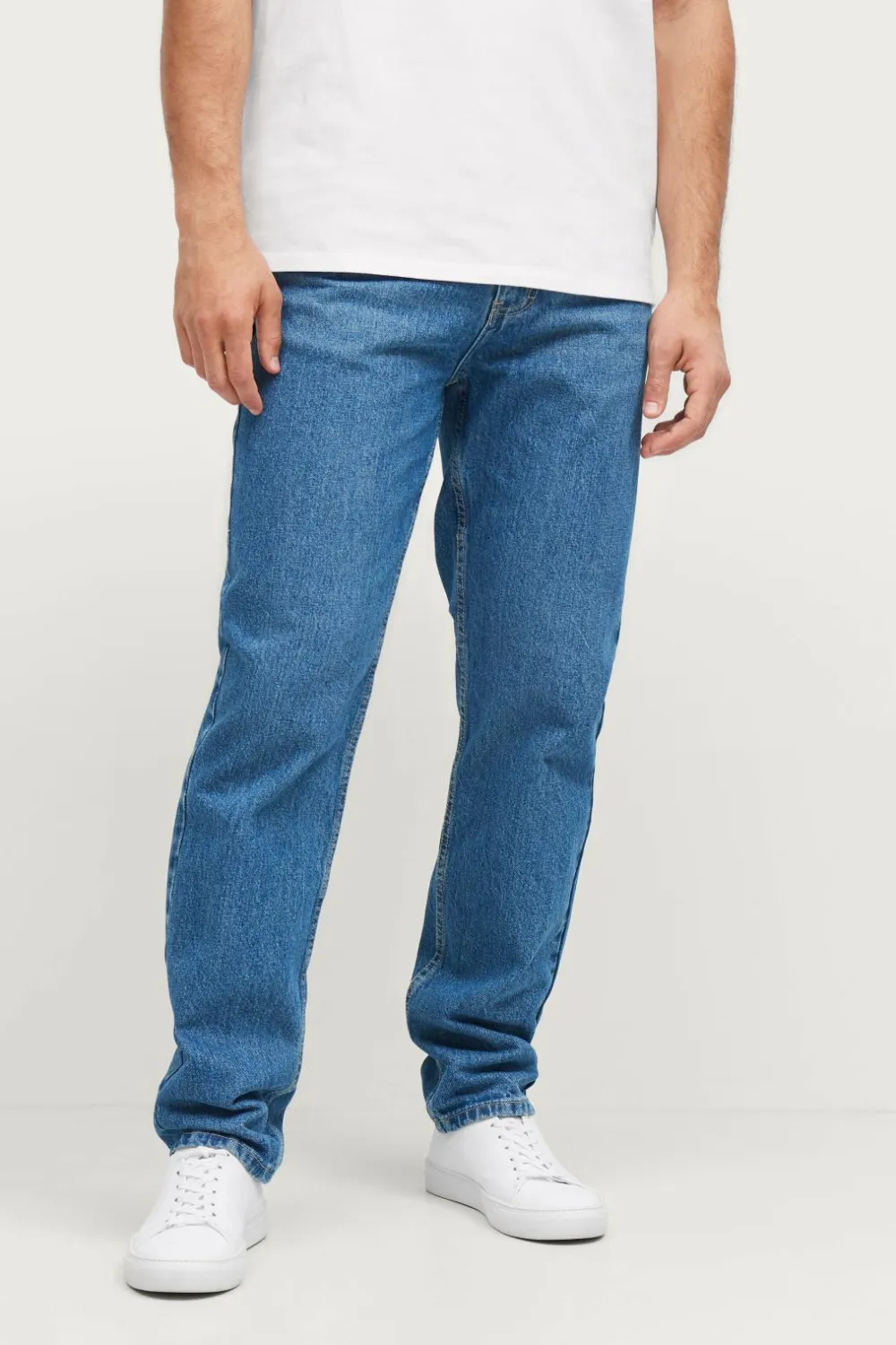 Ellos Jeans>Collection Icon Regular Straight Jeans Mid Blue