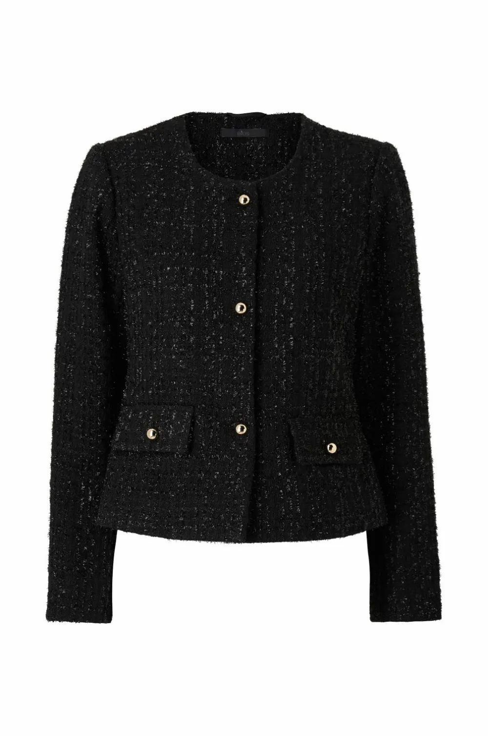 Ellos Blazere & Veste>Collection Jakke i bouclé Sort