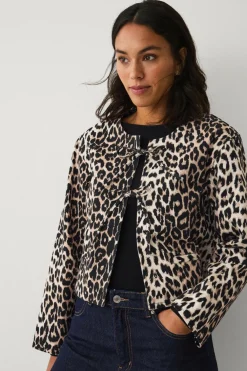 Ellos Collection Jakke med leopardprint Leo aop Hot
