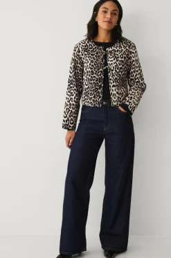Ellos Collection Jakke med leopardprint Leo aop Hot