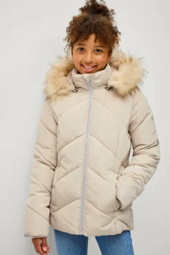 Ellos Overtøj>Collection Jakke Holly Lysegrå
