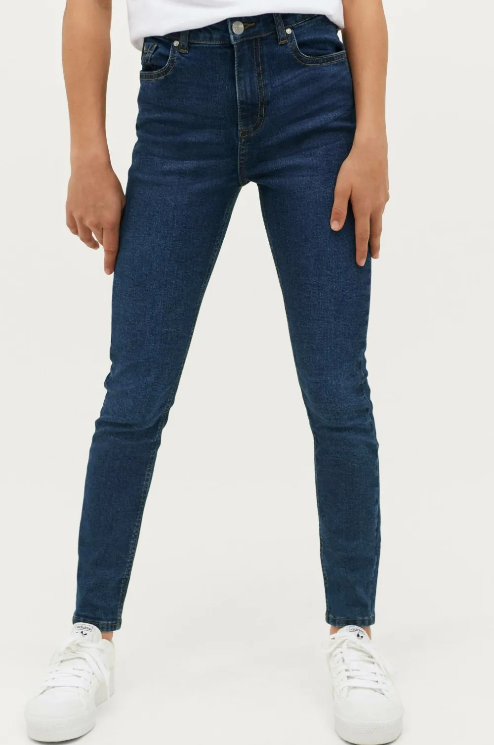 Ellos Jeans>Collection Jeans Jeans Andrea Slim B Girl Denim mørkeblå