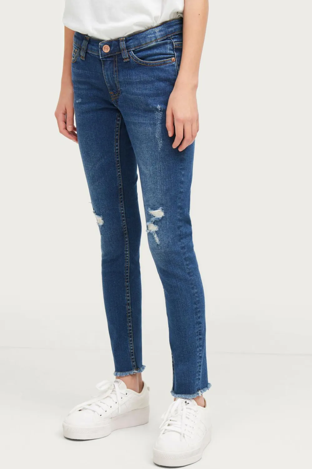 Ellos Jeans>Collection Jeans York Mellemblå denim
