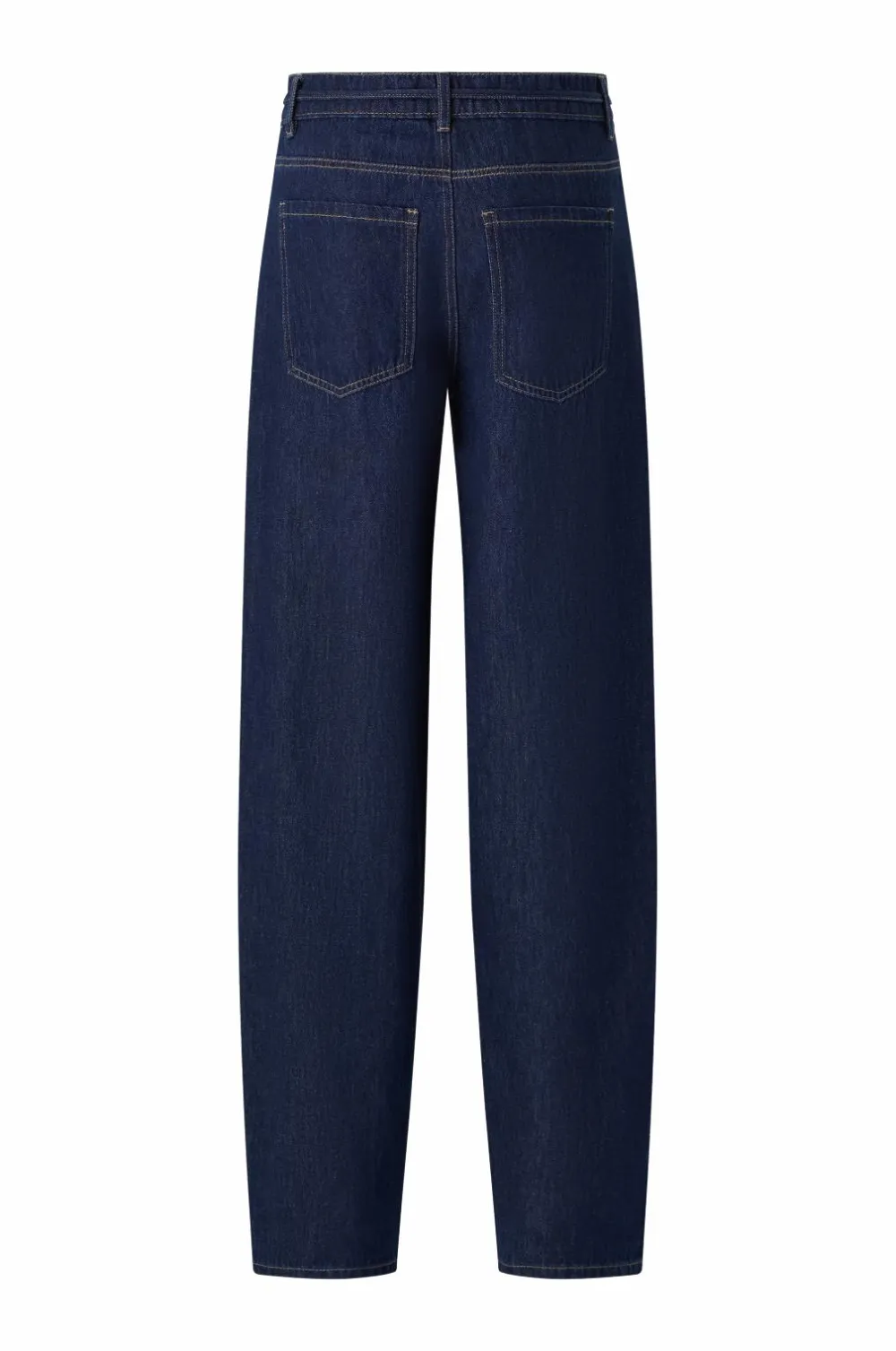 Ellos Jeans>Collection Jeans med brede ben og bindebånd i taljen Rinse wash