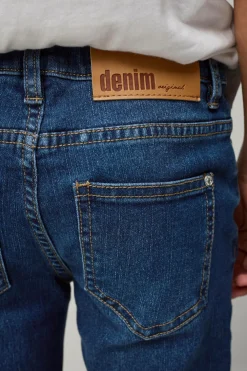 Ellos Collection Jeans Colton Slim Blå denim Outlet