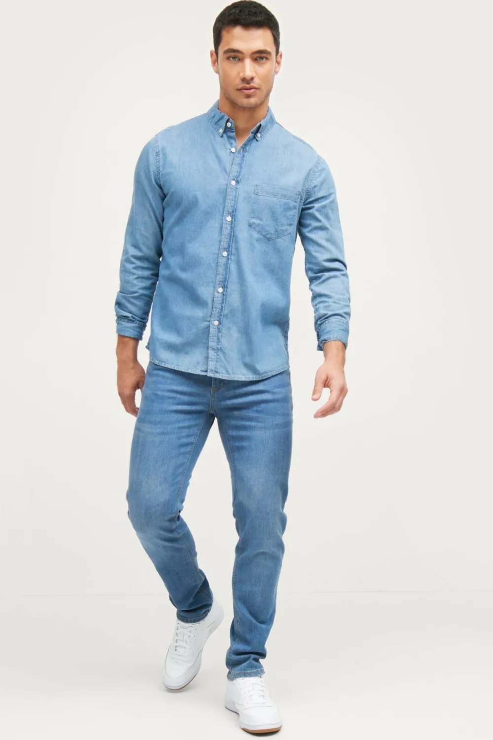 Ellos Collection Jeans Warrick Mellemblå Outlet
