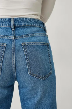 Ellos Collection Jeans med brede ben Mellemblå vask New