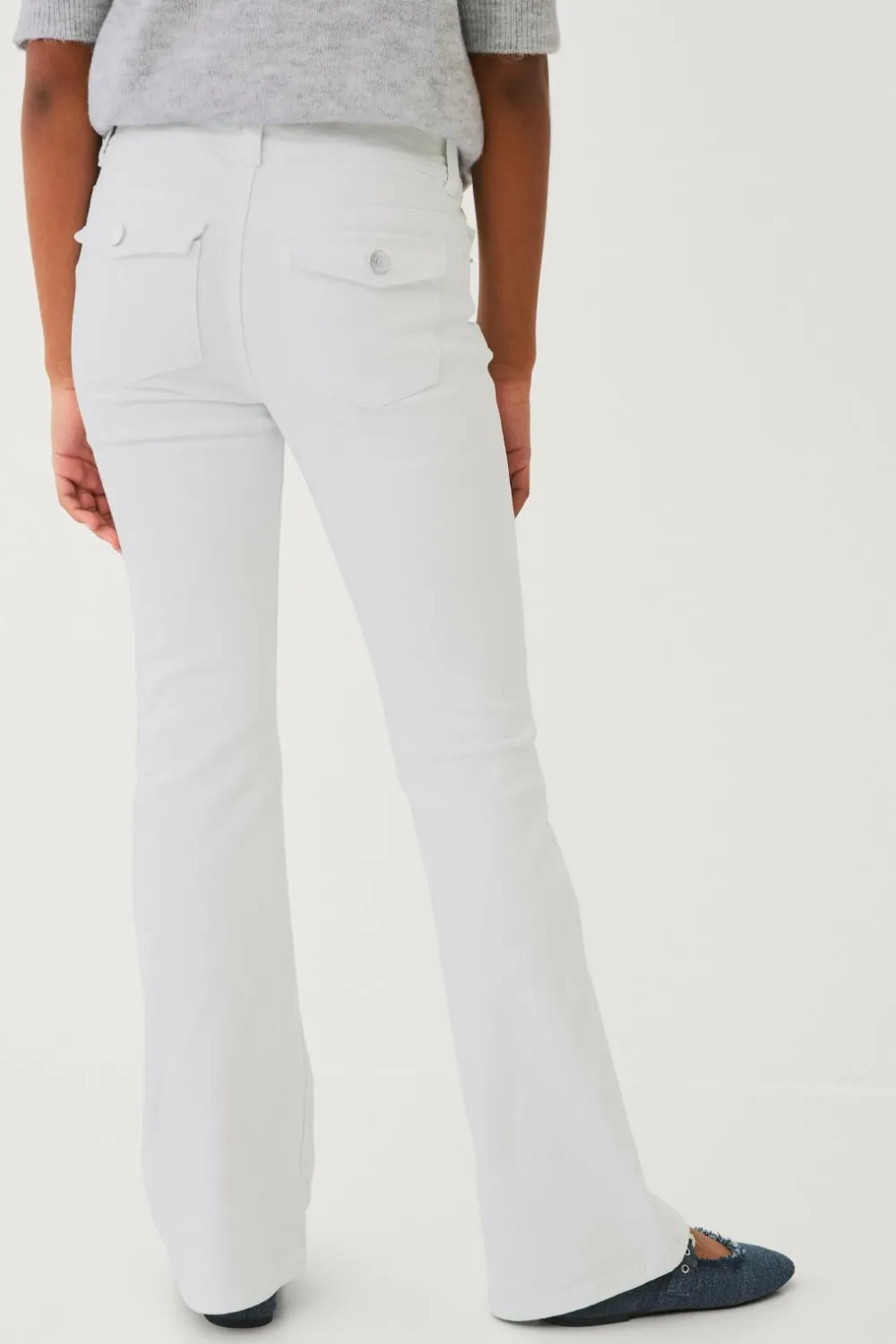 Ellos Collection Jeans Bootcut Hvid Outlet