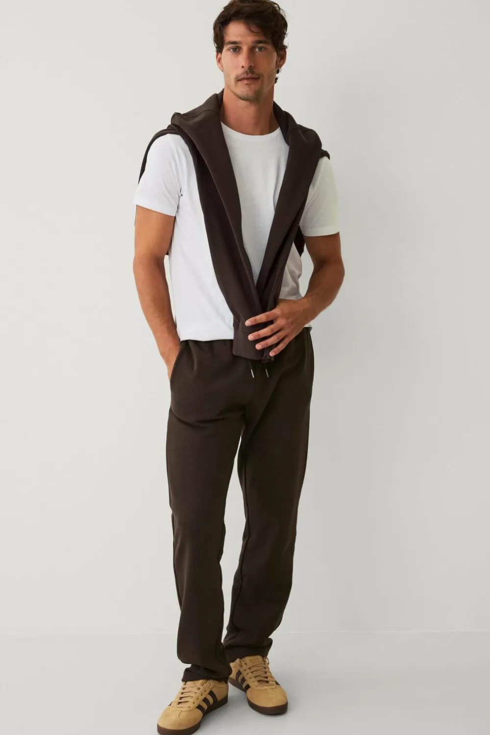 Ellos Collection Joggingbukser Bryce Mørkebrun Clearance