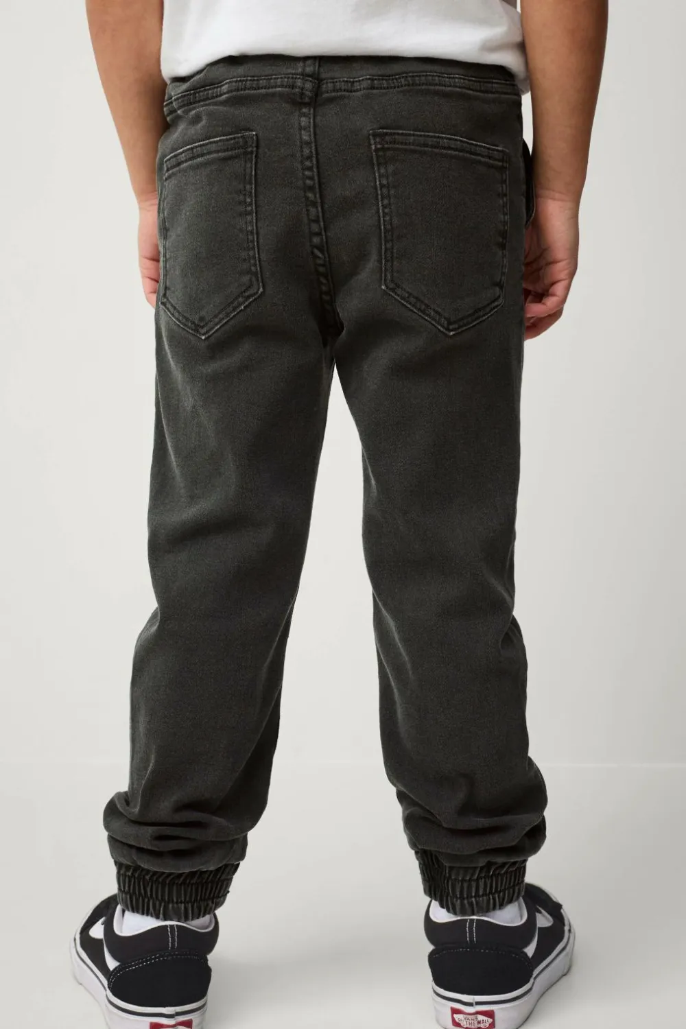 Ellos Collection Joggingbukser i denimer Ben Sort Hot