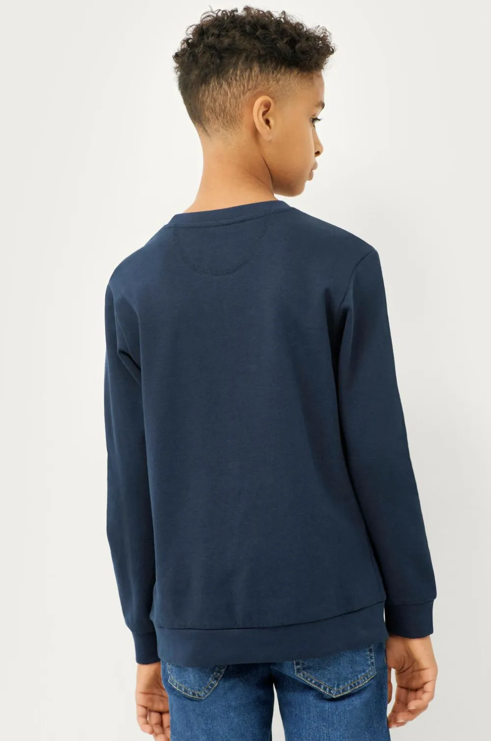 Ellos Collection Julesweater Santa Skull Blue/misty grey Hot