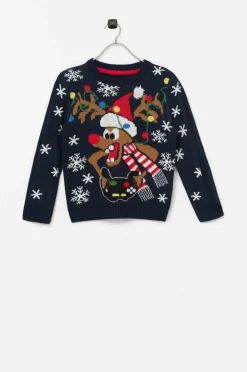 Ellos Collection Juletrøje Christmas Mørkeblå Best