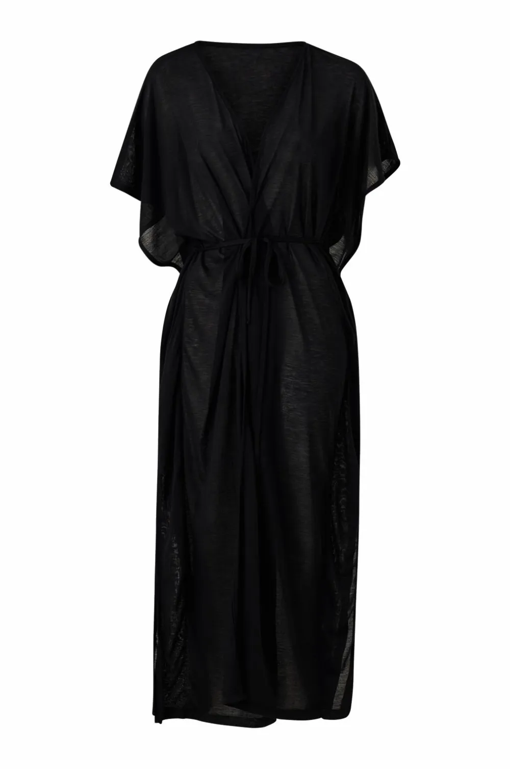 Ellos Strandtøj>Collection Kaftan-strandkjole Sort