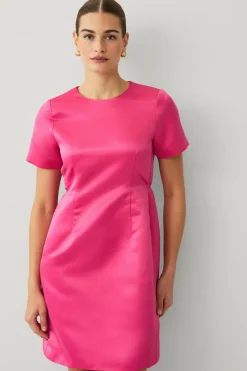 Ellos Collection Kjole med defineret talje Lyserød Clearance