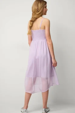 Ellos Collection Kjole Lou B Girl Lyslilla New
