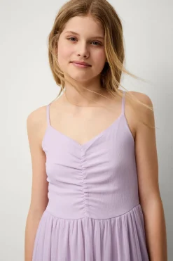 Ellos Collection Kjole Lou B Girl Lyslilla New
