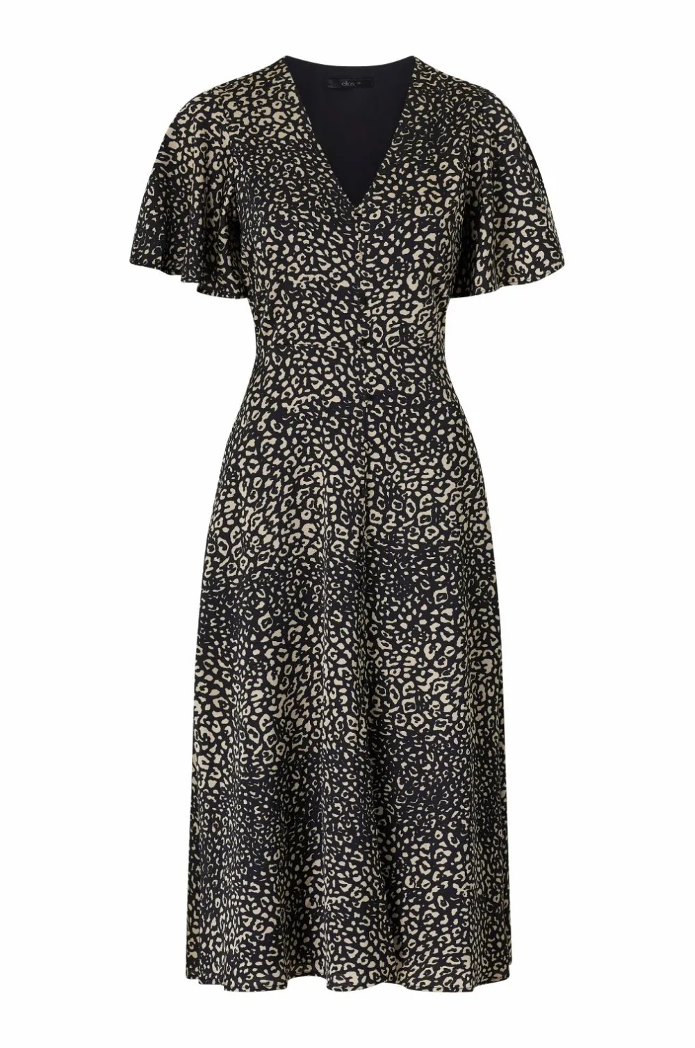 Ellos Kjoler>Collection Kjole i satin Leo AOP
